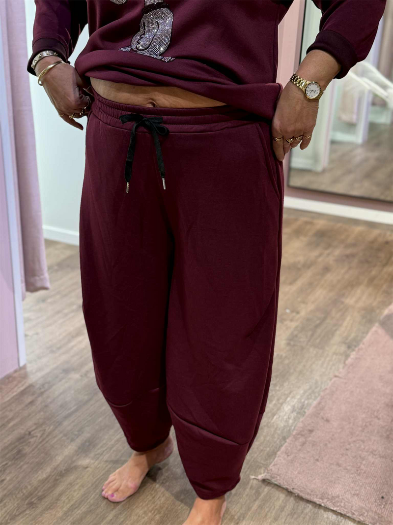 Bukse Selma Bordeaux
