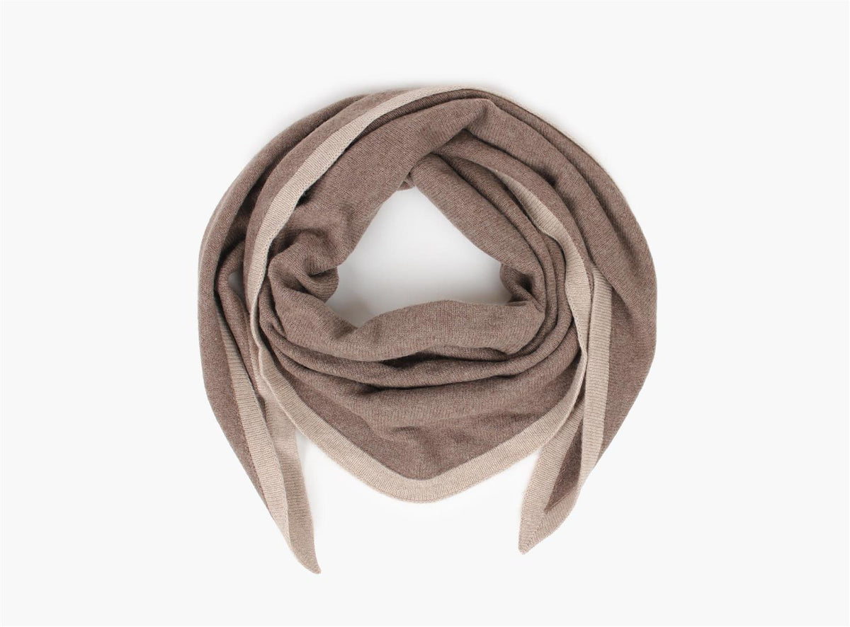 Nohr Lara Wool DUO Cashmere - Mørk Brun