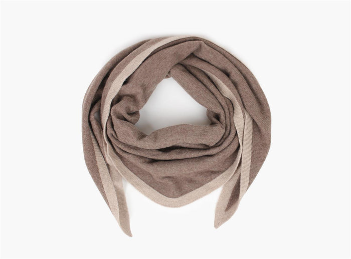 Nohr Lara Wool DUO Cashmere - Mørk Brun
