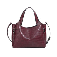 Veske Ginny Shopper Bordeaux Croco