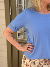 T-skjorte Modal, Provence Blue