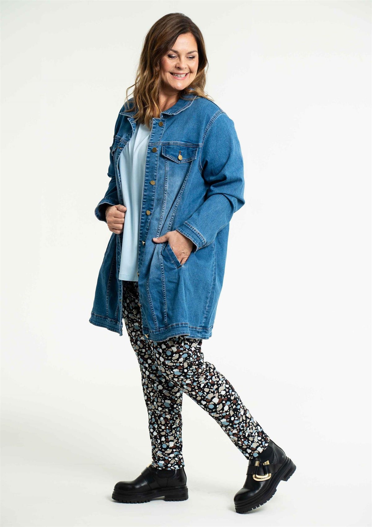 Amela Long Denim jacket