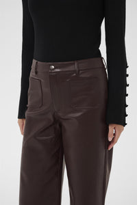 KAmikka PU Jeans Black Coffee