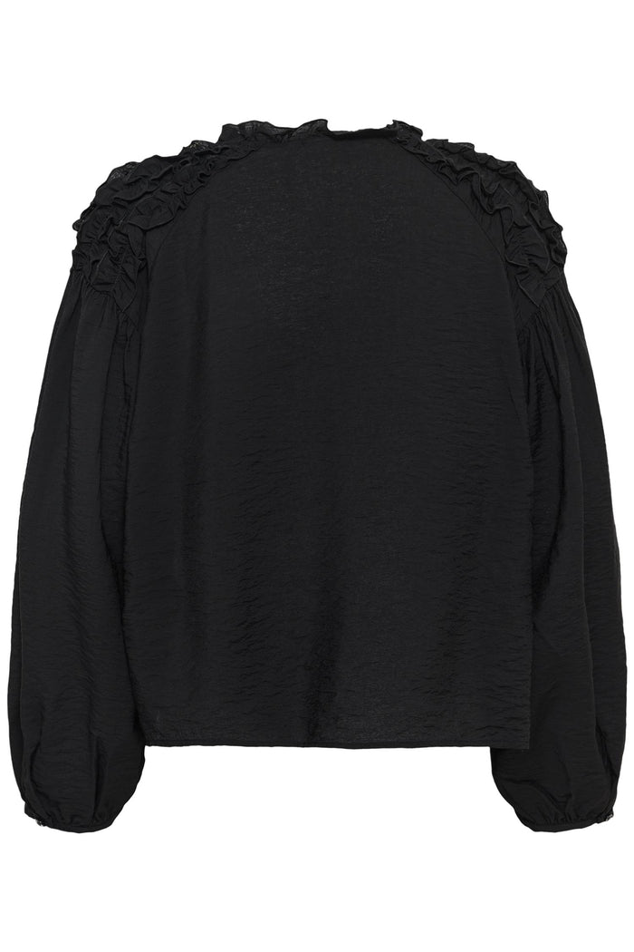 KAnicole Blouse - Black Deep