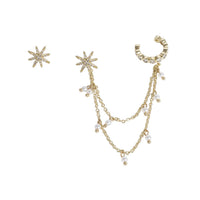Øredobbsett med cuff, Shooting Star