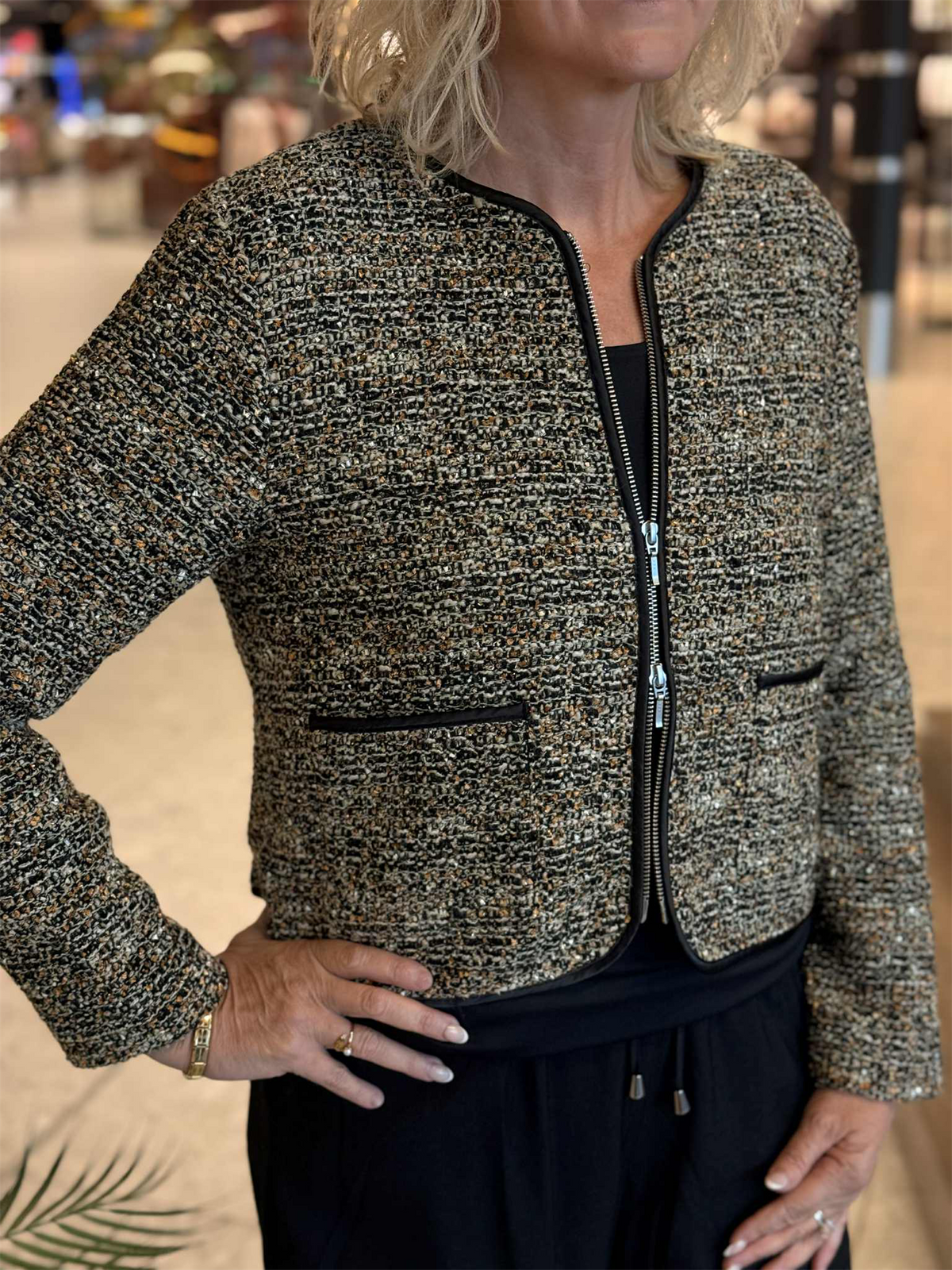 MaJoanu Jacket Black/Gold