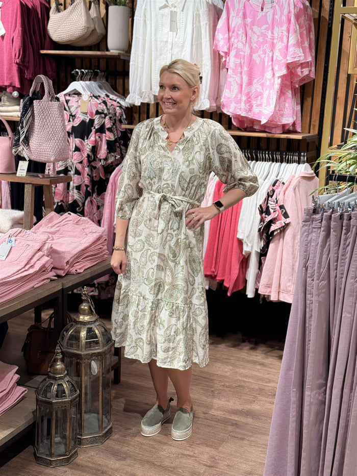 Kjole Paisley Salvie