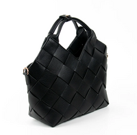 Stor flettet shopper - Brun