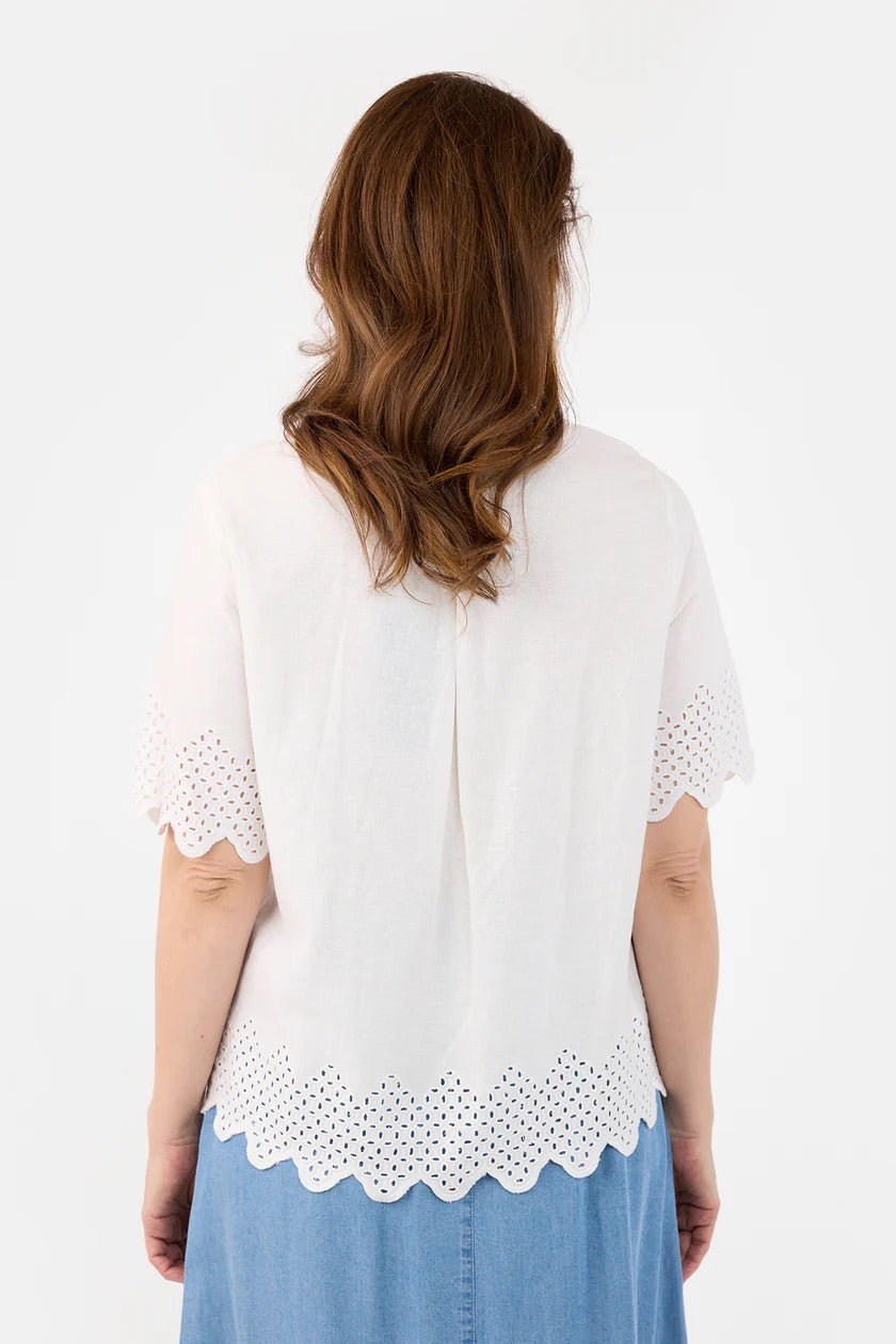 Bluse Blonde Lin, White