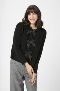 KAmay Knit Cardigan Black Deep