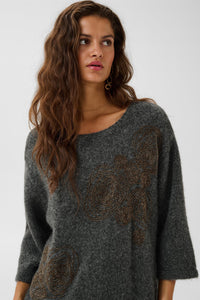CRCelica Pullover - Grey Melange