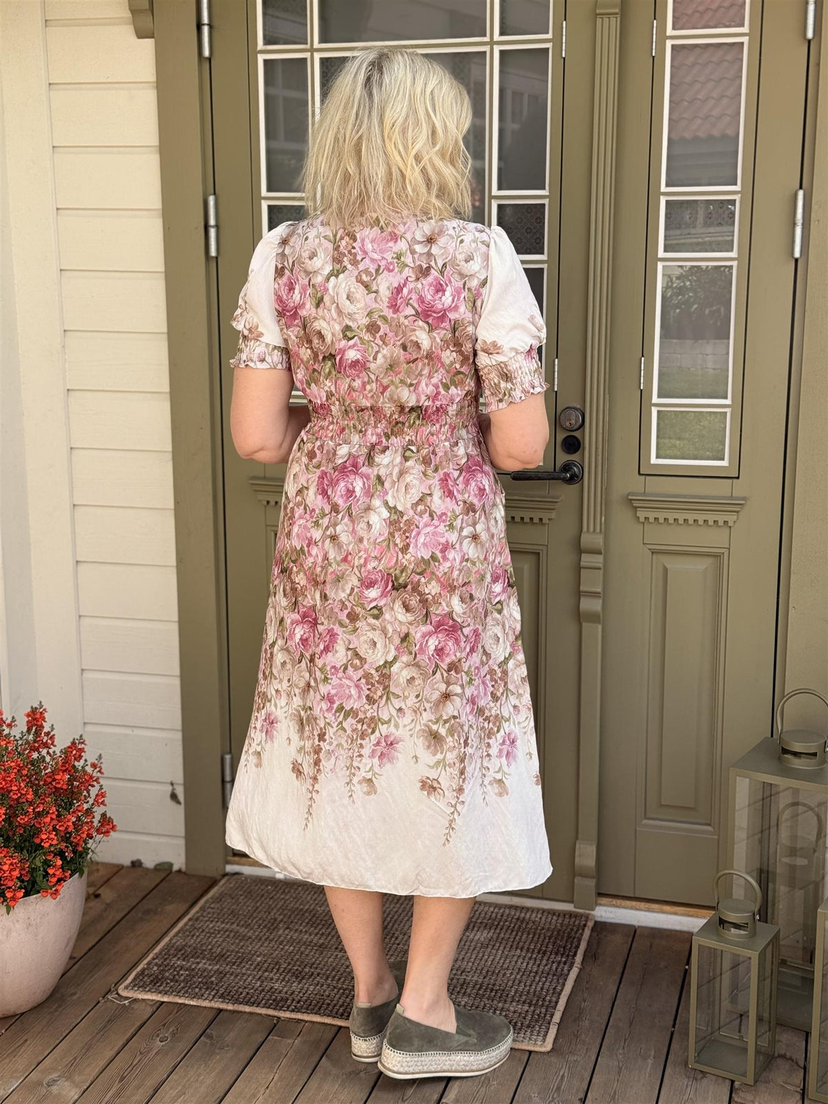 MdcLydia Dress Pink Flower