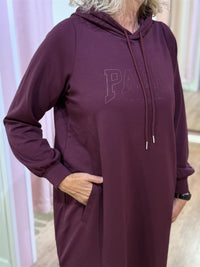 Hette-kjole Mya Maroon