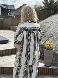 Skjorte Sort/Offwhite