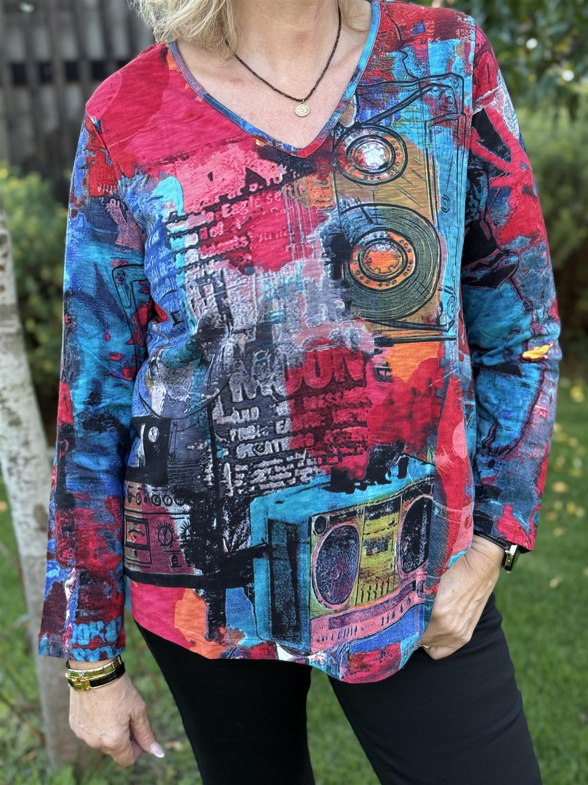 T-shirt Contemprary Retro Tapes