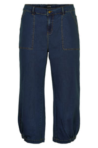 Clara Baggy Pant - Dark Denim