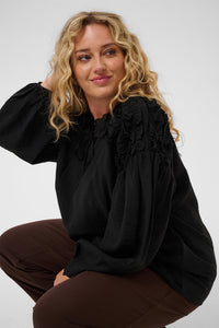 KCnicola Blouse - Black Deep