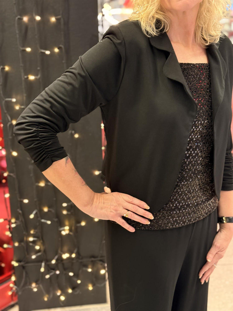 Dressjakke Kort Sort