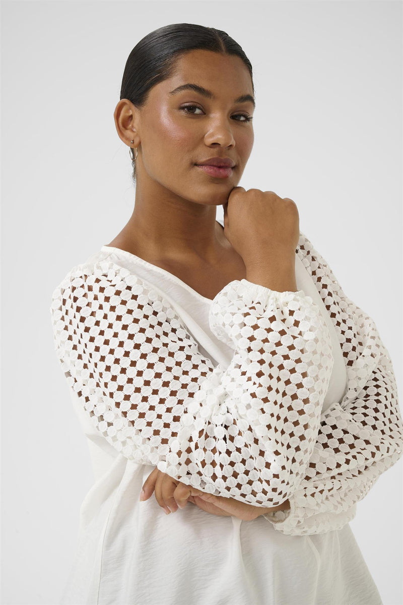 KCtulla Blouse Chalk