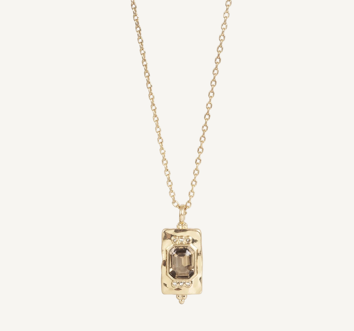 Kort kjede, smokey quartz, Bohemia