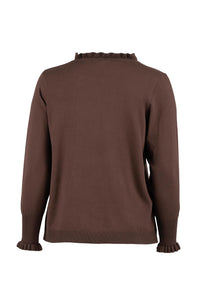Snaila Knit Blouse Brown