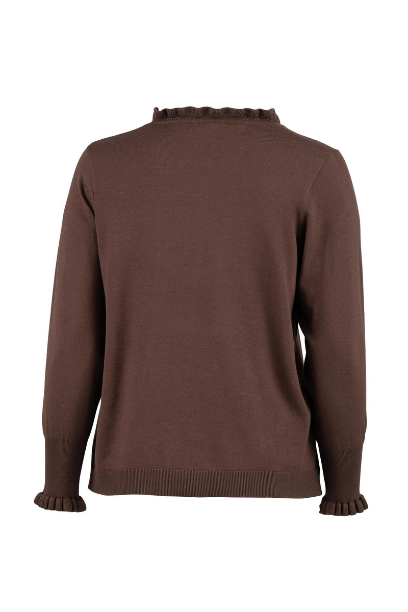 Snaila Knit Blouse Brown