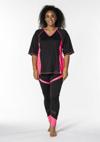SFitness T-shirt Black/Pink