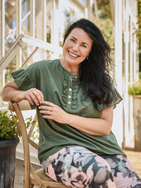 LILY BLOUSE Olive