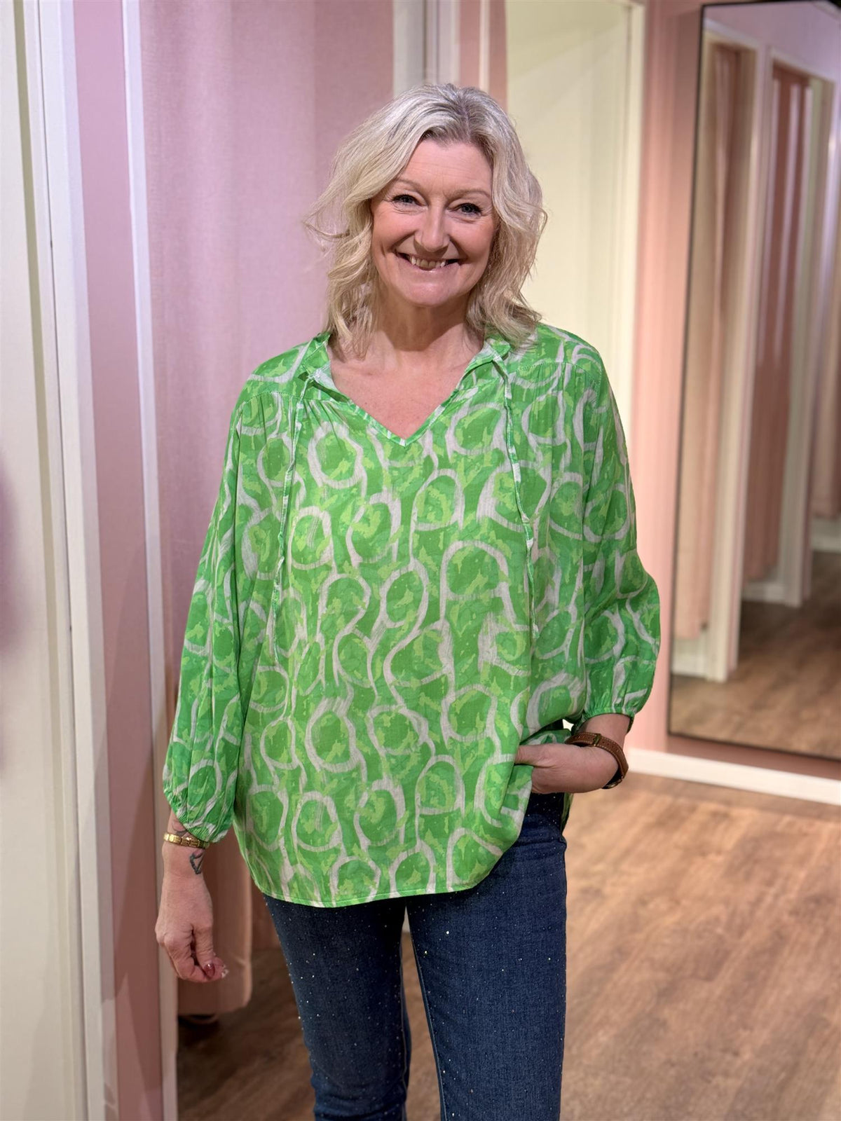 Bluse April Green