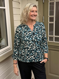 Bluse Brook Teal Green