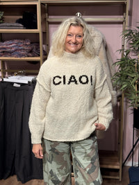 Genser Ciao Knit Turtle Offwhite