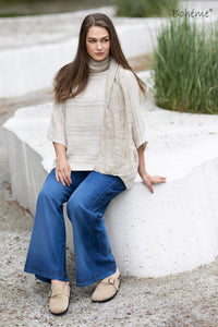 Topp stripet Nature Print