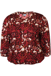 Bluse Sylva (strikk) Burgundy Red