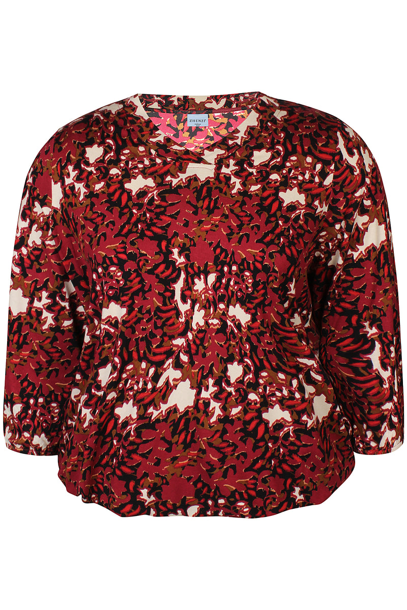 Bluse Sylva (strikk) Burgundy Red