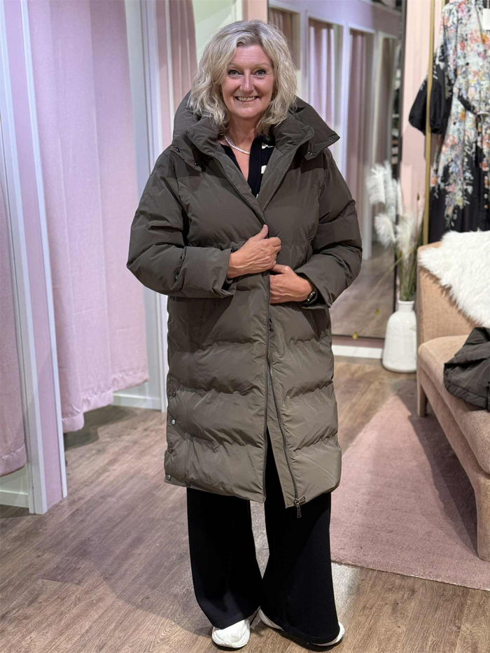 Boblejakke Lang Major Khaki