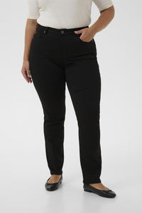 KCdina Straight Jeans - Black