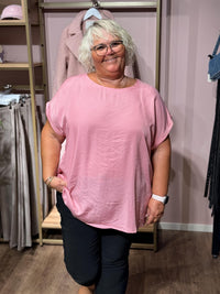 KCmilia Wing SL Blouse - Wild Rose