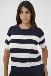KClizzy Striped Pullover Midnight/Chalk St