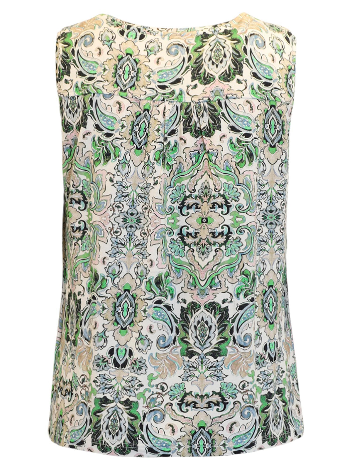 Singlet Green Paisley