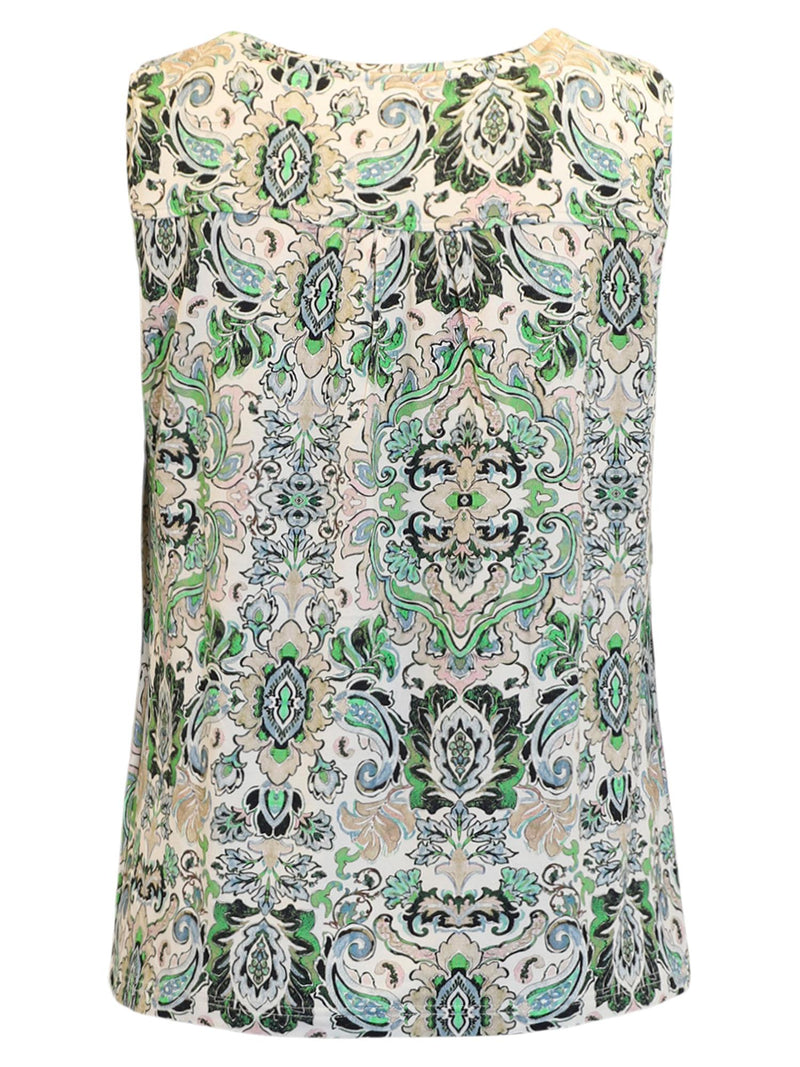 Singlet Green Paisley