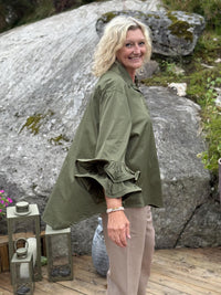 Skjorte Poplin Khaki