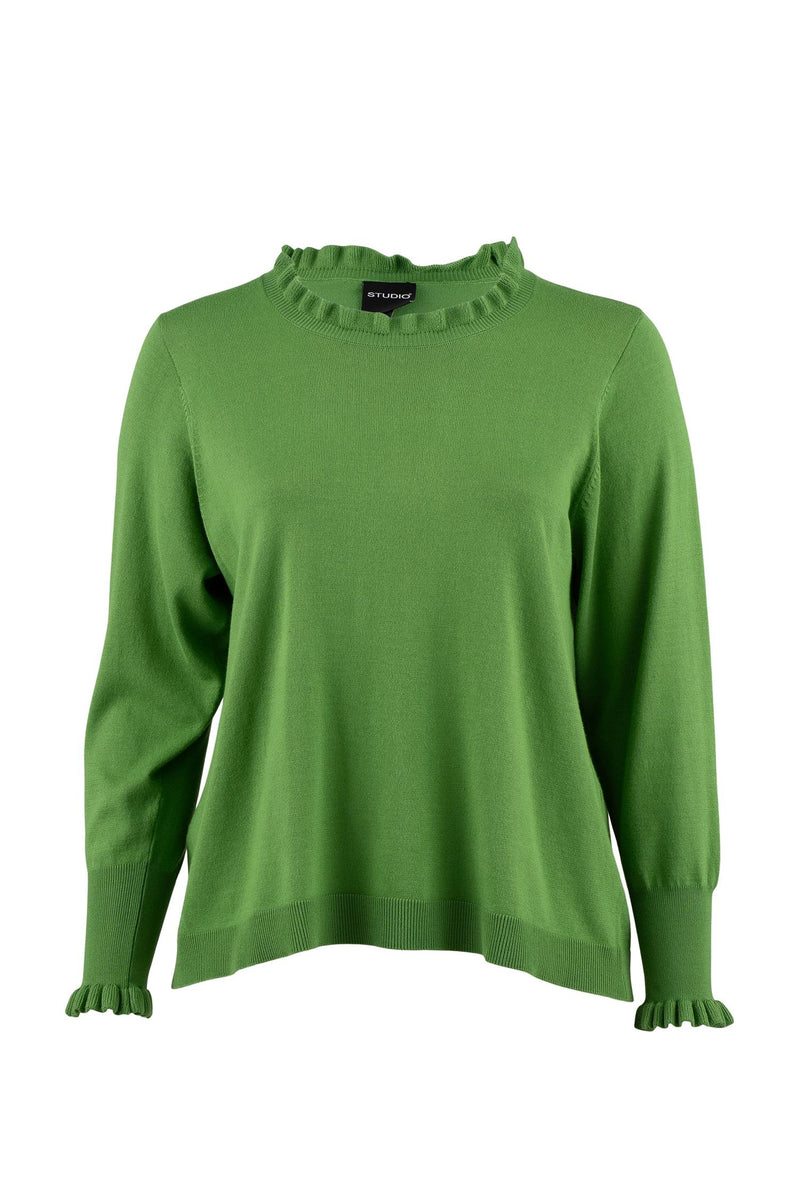 Snaila Knit Blouse Green