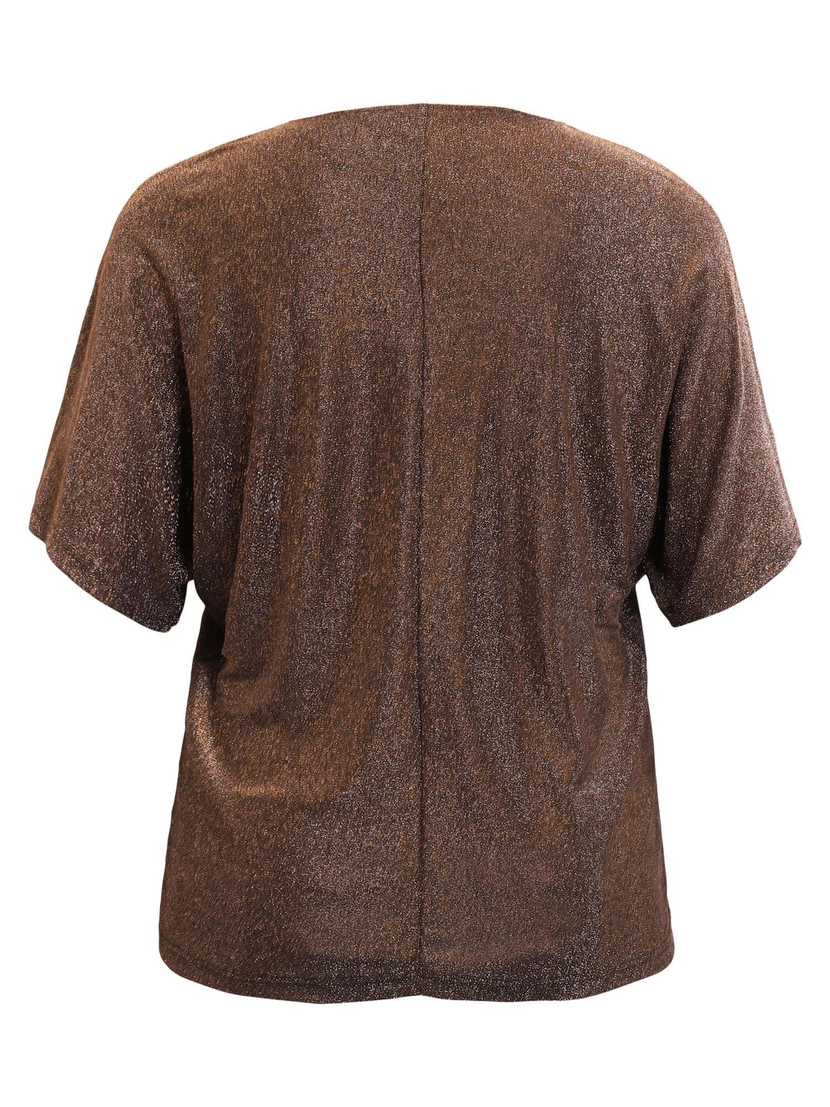 Bluse Glitter Kobber/Brun