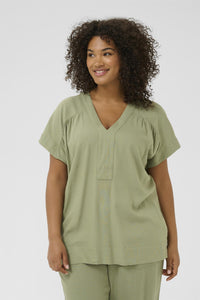 KCmille Wing SL Blouse Oilgreen