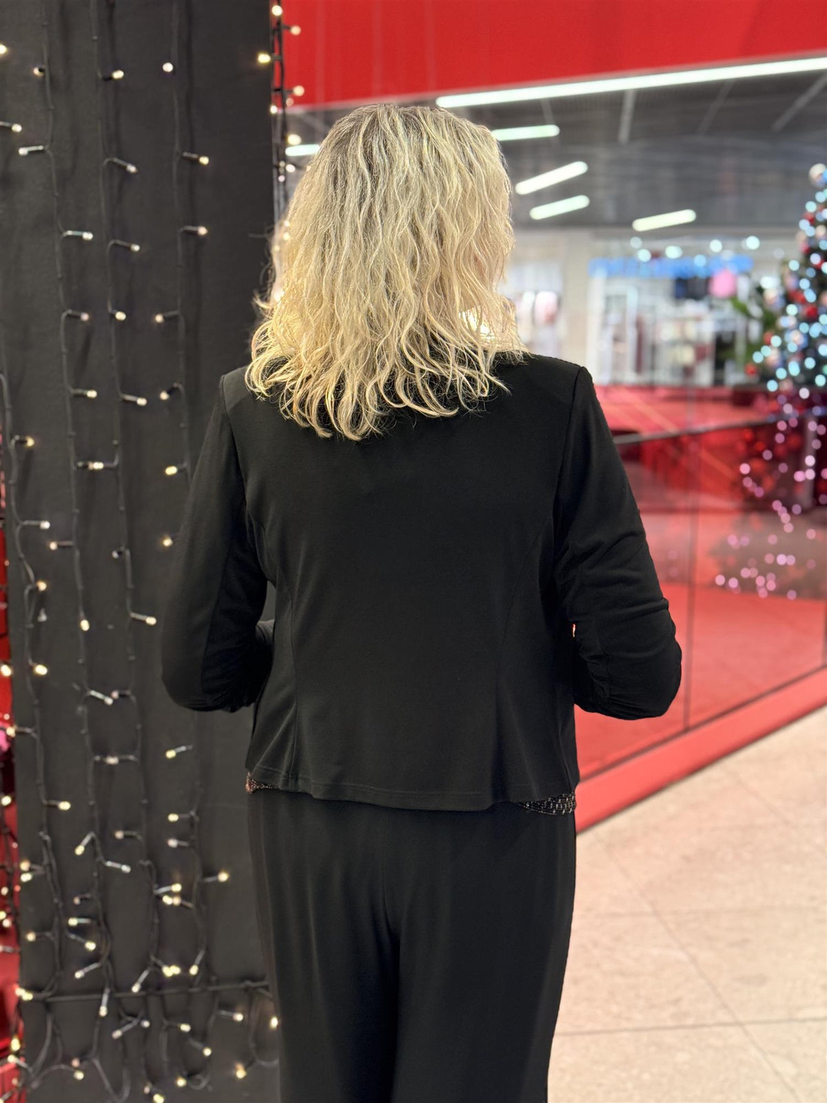 Dressjakke Kort Sort