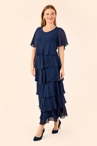 Kjole Kapper Molly Jo Mørk blå