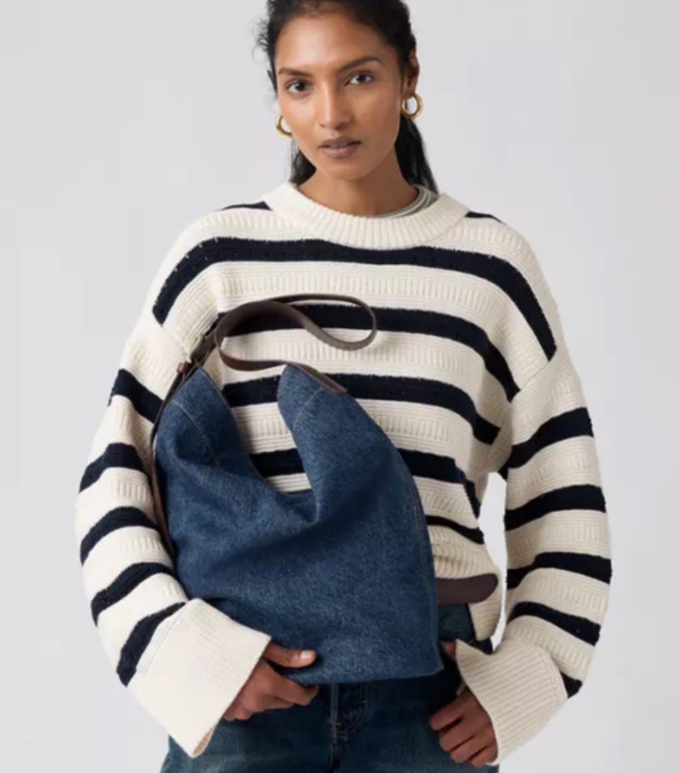 Levis Veske HERITAGE MEDIUM BAG - OCEAN INDIGO WASH 4