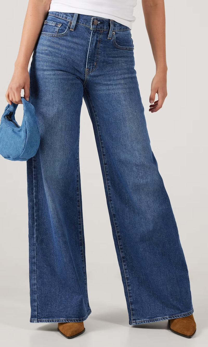 Levis 728 High Rise Wide Leg Woodstock
