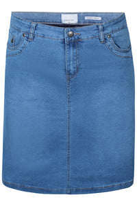 Skjørt m/ Undershorts SIAN Denim Wash