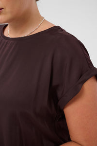 KCmilia Wing SL Blouse - Fudge